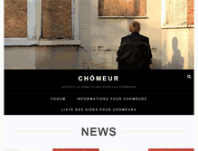 Tablet Screenshot of chomeur.net